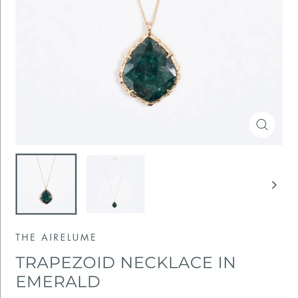 The Airelume Necklace by Taryn Toomey- Emerald